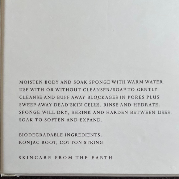 NWOT Nash Jones Konjac Root Body Sponge - Picture 4 of 4